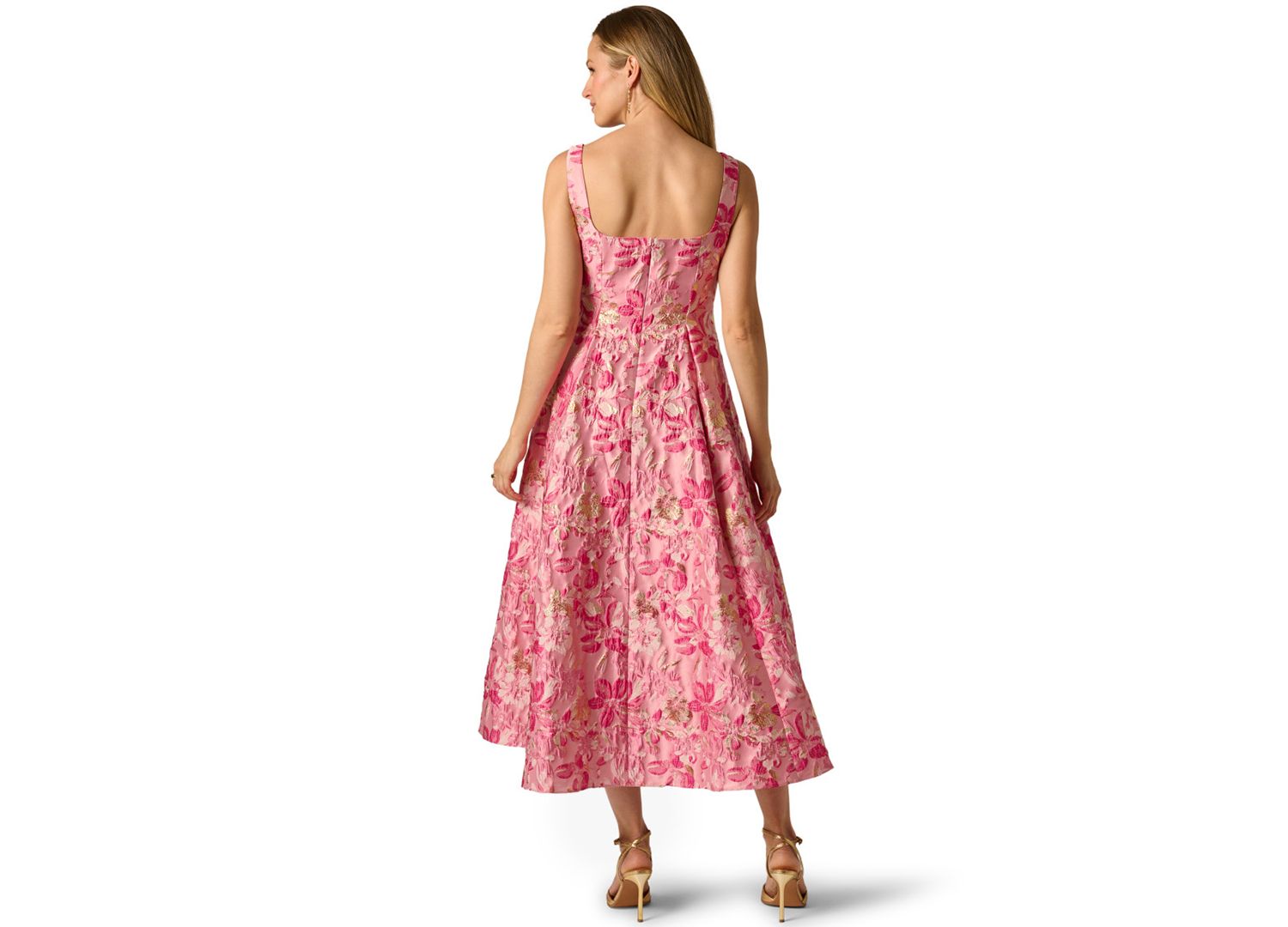 Women's Square Neck Border Gown