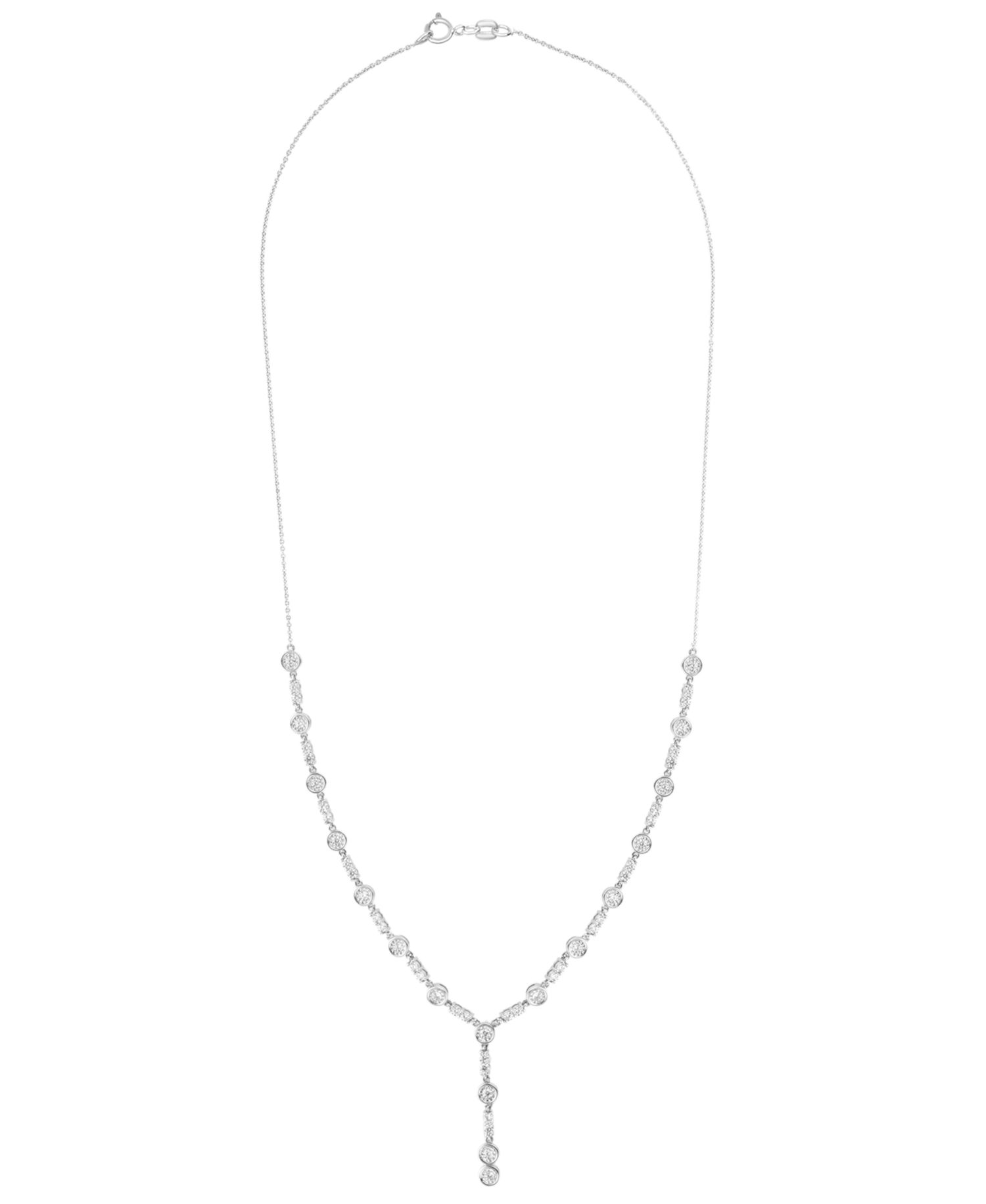 Diamond Necklace (1 ct. t.w.) in Sterling Silver