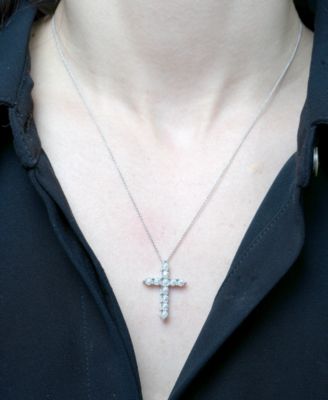 Diamond Pendant Necklace (1/4 ct. t.w.) in Sterling Silver