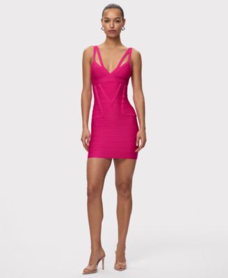 Women's V-Neck Mini Dress