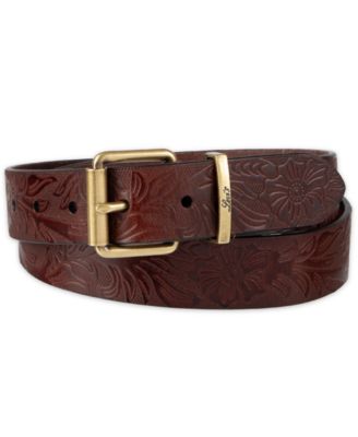 Women's Western Embossed Casual Leather Belt