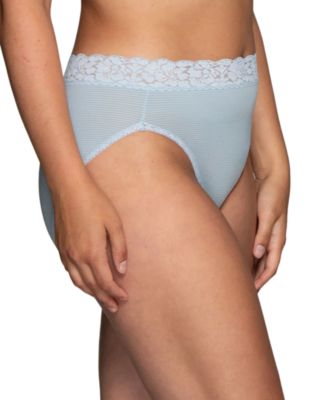 Vanity Fair Women's Flattering Lace Hi-Cut Panty Underwear 13280, extended sizes available