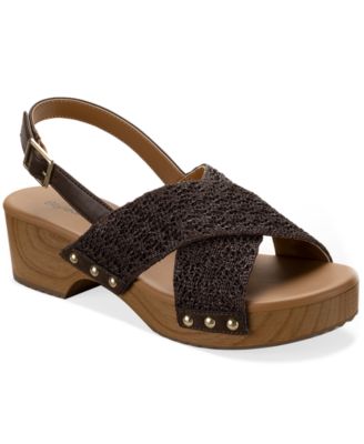 Women's Devynn X-Band Raffia Round Toe Sandals
