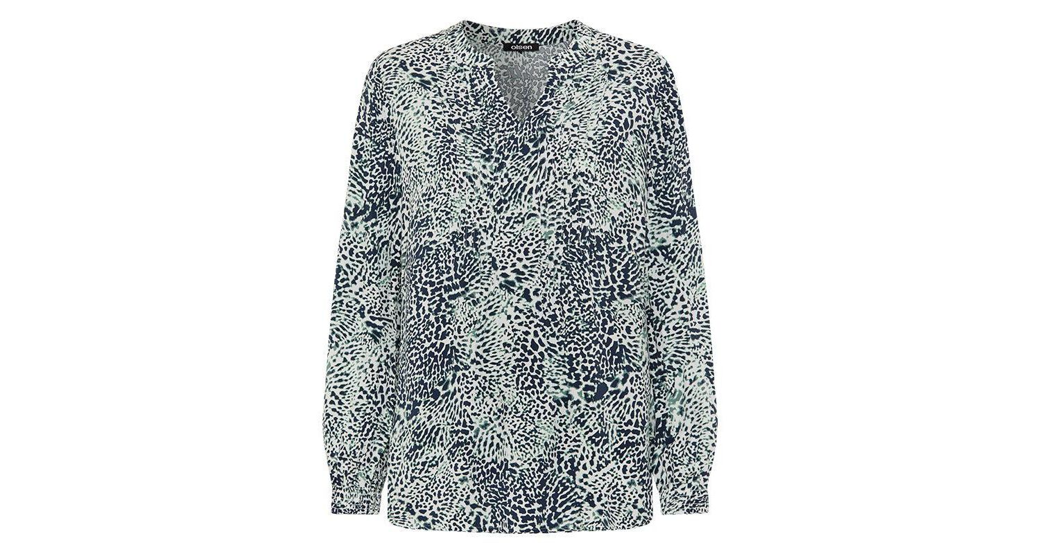 Women's Animal Print Tunic Blouse Tops