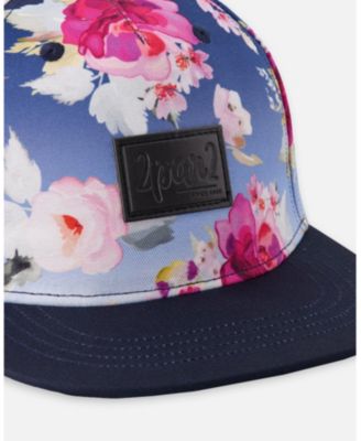 Toddler | Little Girl Rose Print Cap