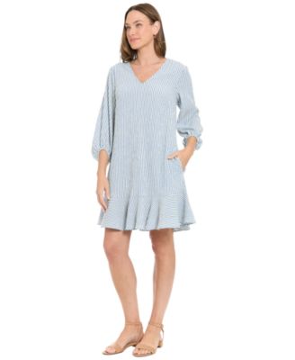 Women's V-Neck Short Shift Dress