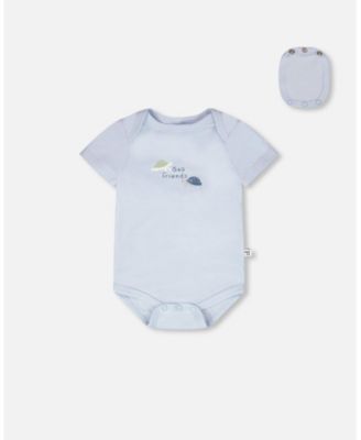 Baby Boys Evolutive Cotton Jersey Onesie