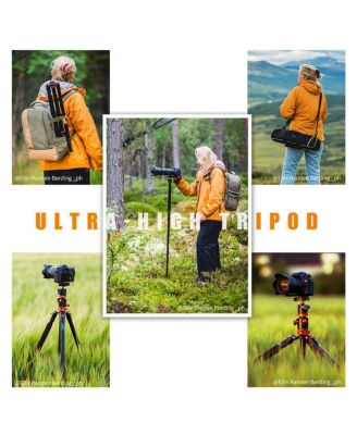 K234A6 4-Section Aluminum Travel Tripod/Monopod with Ball Head