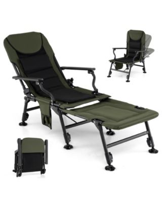 Oversized Folding Detachable Footrest, Heavy-Duty Outdoor Seat Fishing Chair