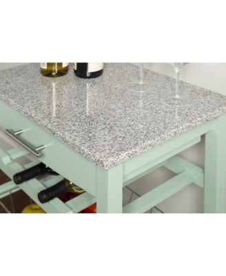 Roger Green Kitchen Island Granite Top