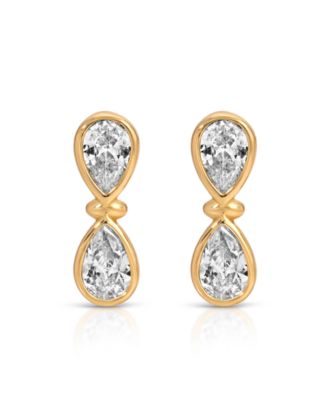 Infinity Crystal Stud Earrings