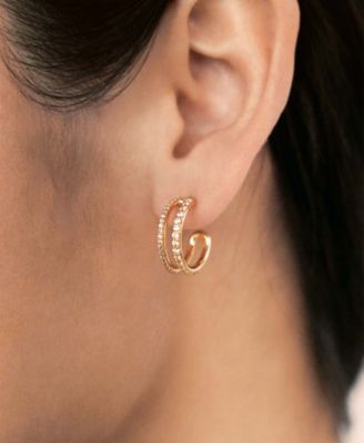 Double Up Crystal Earrings