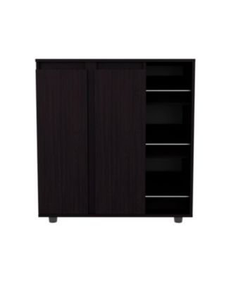 Gitano Shoe Storage Cabinet with Enclosed & Open Shelves
