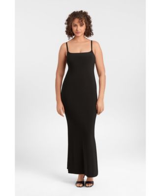 Women's Sculpting Shapewear Scoop Neck Cami Maxi Dress