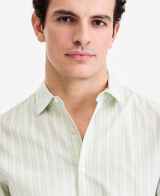 Men's Short-Sleeve Multi-Stripe Shirt