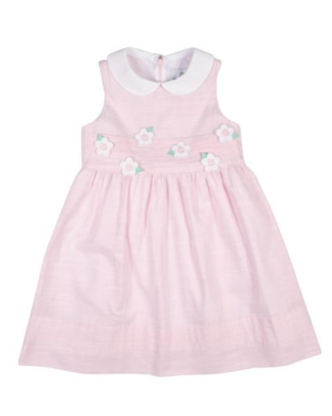 Платье Florence Eiseman Linen Look Dress With Flowers для девочек
