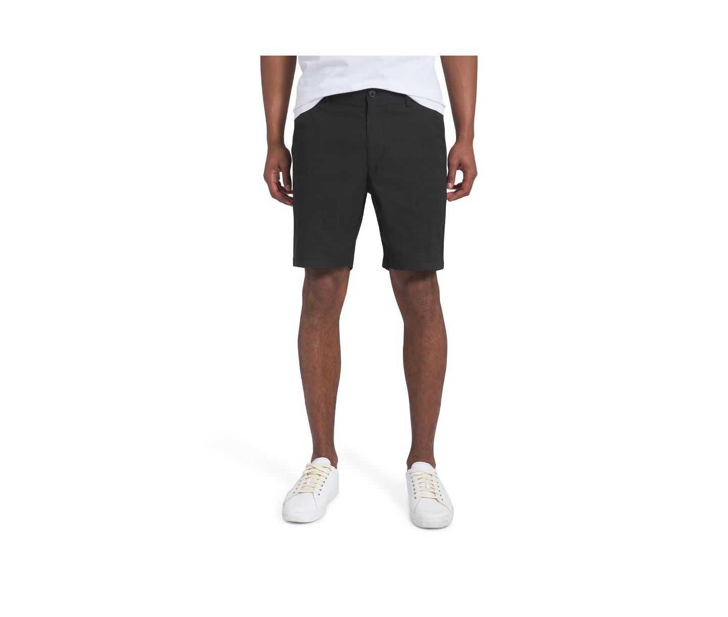 Мужские шорты DKNY Essential Stretch Tech Chino, цвет: Чёрный — фото 1