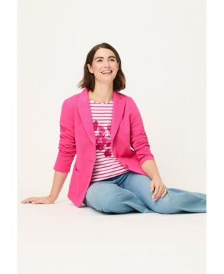 Women's Stripe & Hearts Print T-Shirt