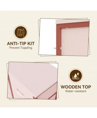 48" H Tall Dresser with 15 Drawers, Fabric Storage Dresser with Steel Frame & Wood Top, Sturdy Dressers for Bedroom, Closet, Hallway