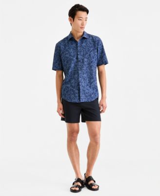 Men's Short-Sleeve Wave Geo Shirt