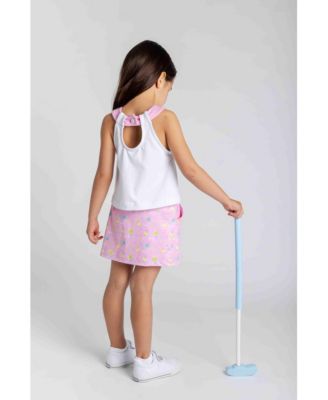 Toddler Girls Top And Skort Set With Golf
