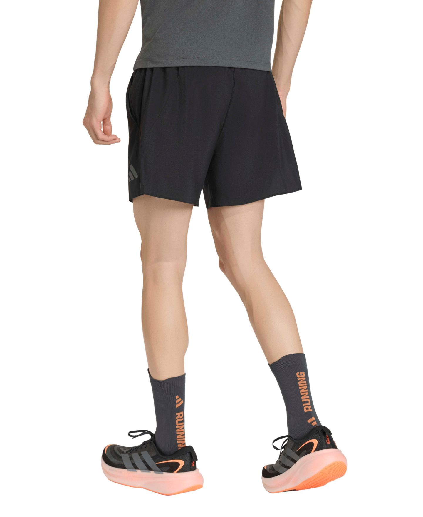 Мужские шорты adidas Running Iconic, цвет: Чёрный — фото 3