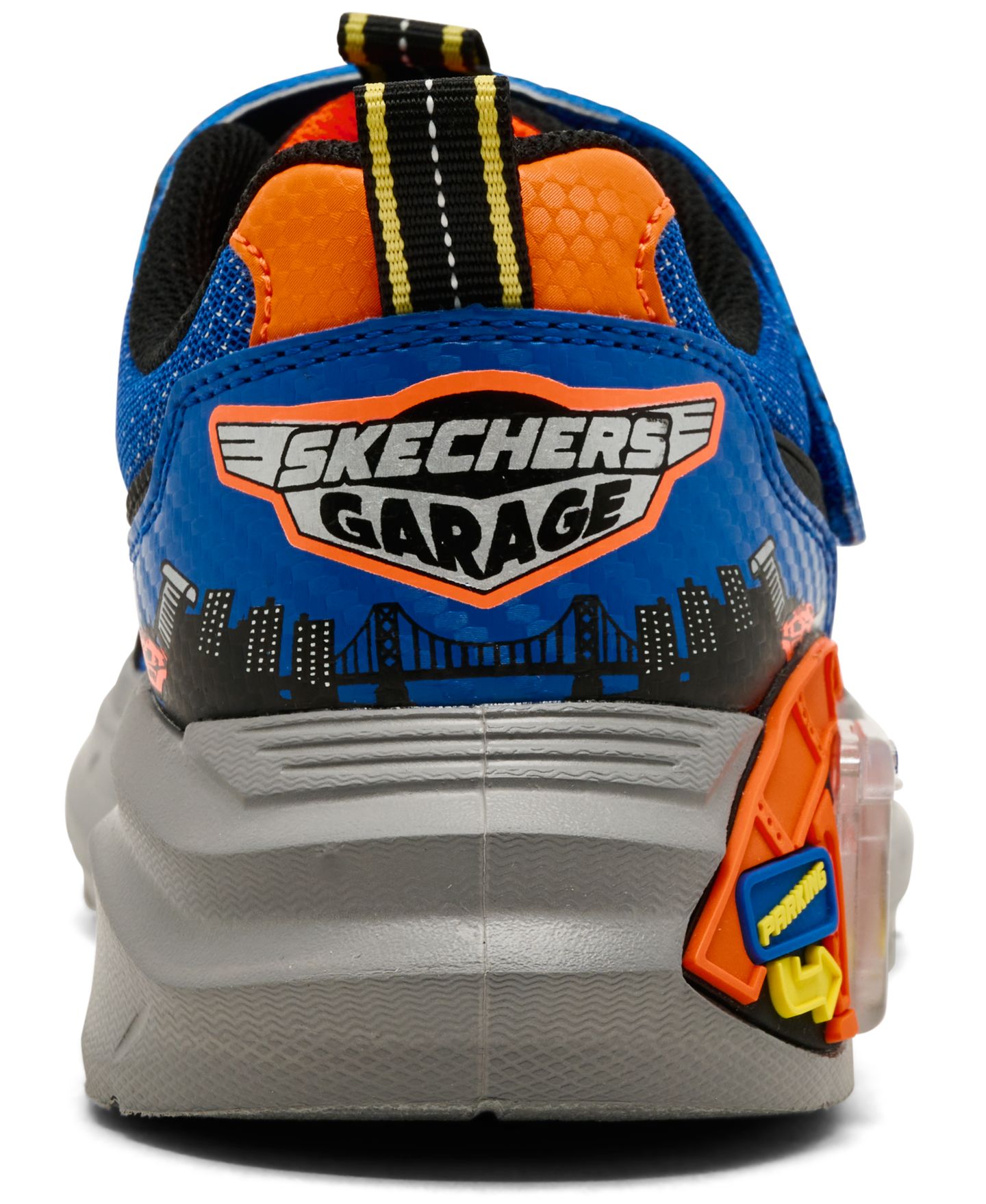 Детские повседневные кроссовки Skechers Garage, цвет: Синий / Чёрный — фото 4