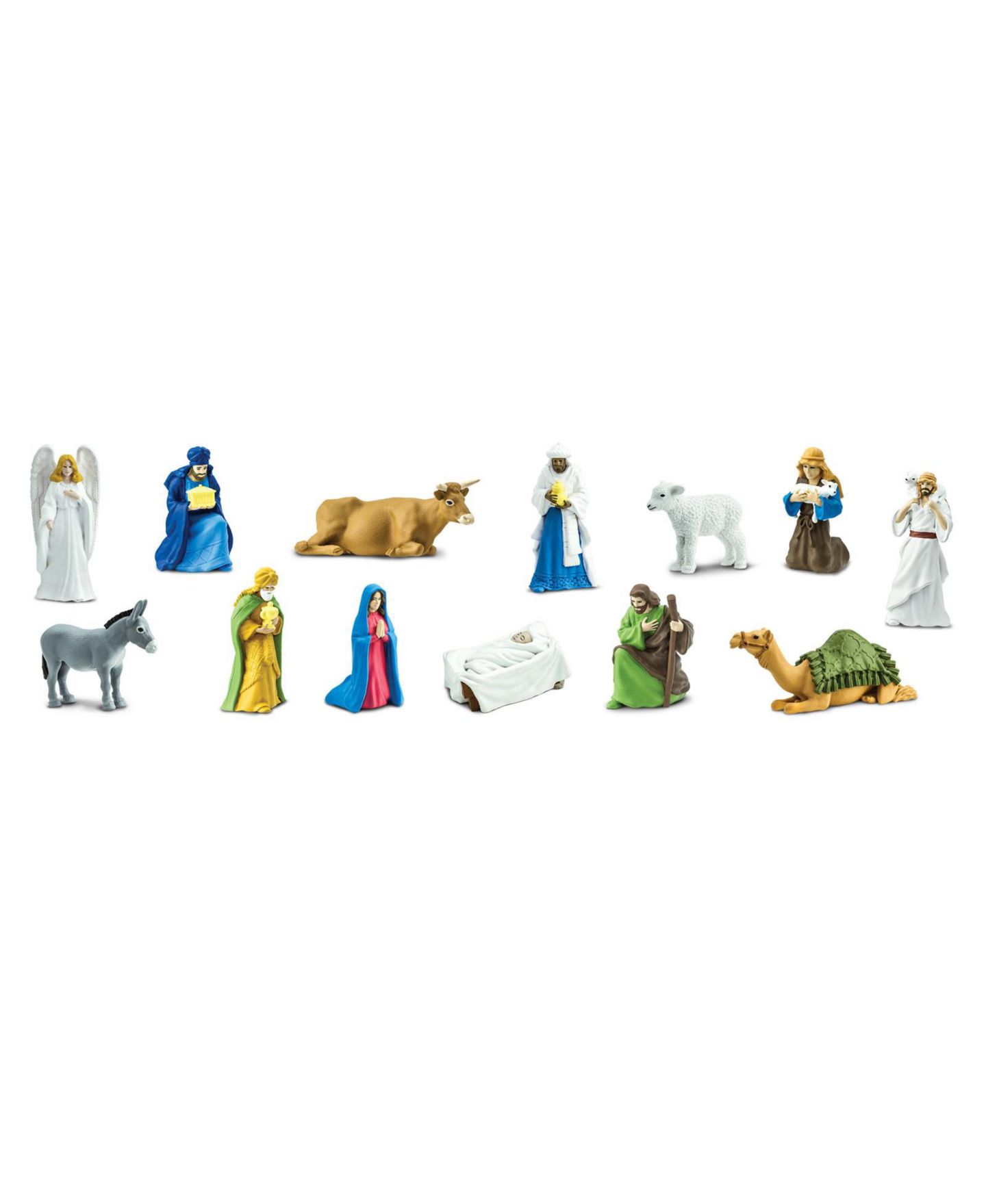 Детские фигурки Safari Ltd. Nativity Hand-Painted 13-Piece Nativity Scene, от 3 лет — фото 2