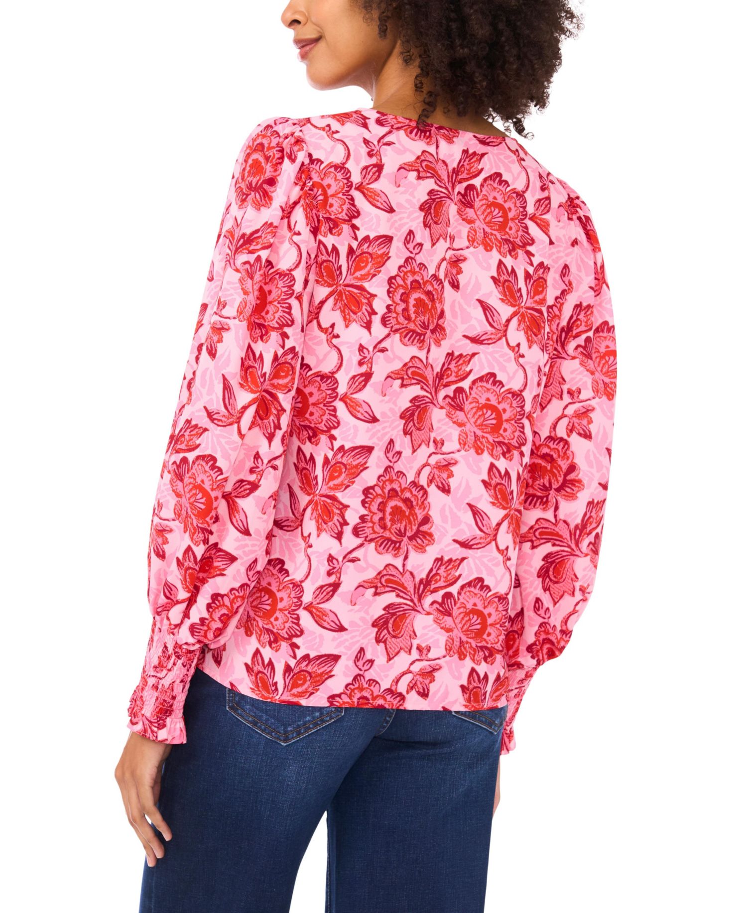 Women's Printed Long-Sleeve Top