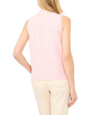 Women's Tie Neck Tank Sweater