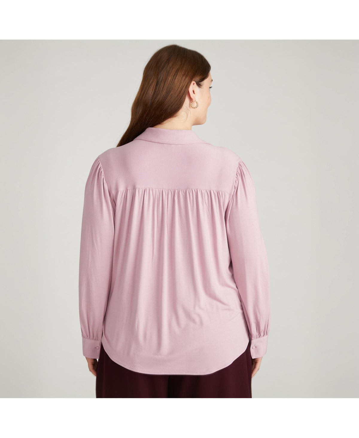 Universal Standard Plus Moore Liquid Jersey Blouse