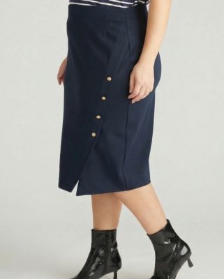Women's Plus Size Anya Ponte Skirt