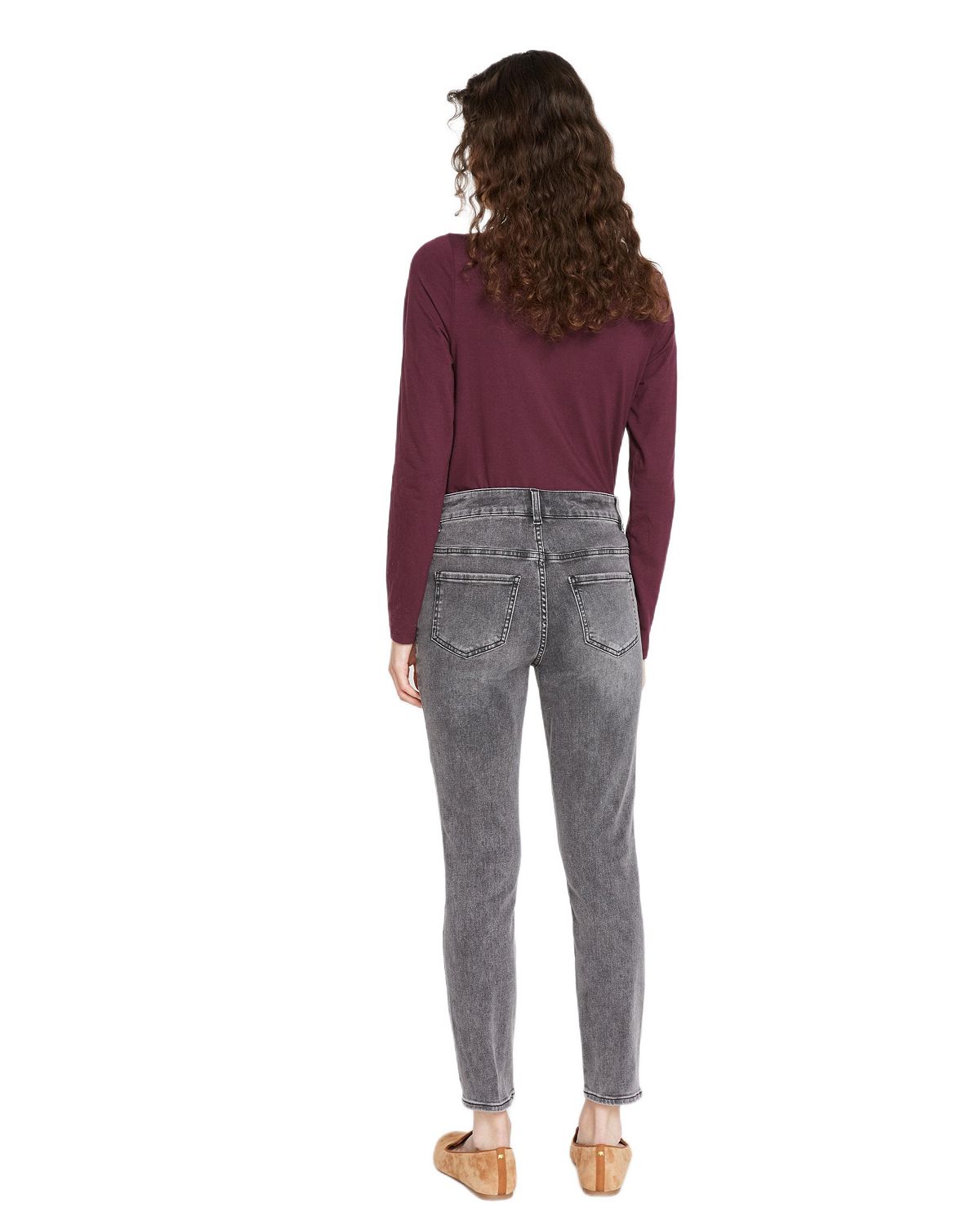 Universal Standard Women's Seine High Rise Skinny Jeans view 3 — MAYCSS fashion products