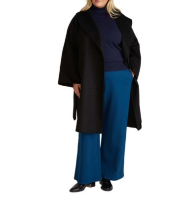 Plus Size Asha Double Face Wool Coat