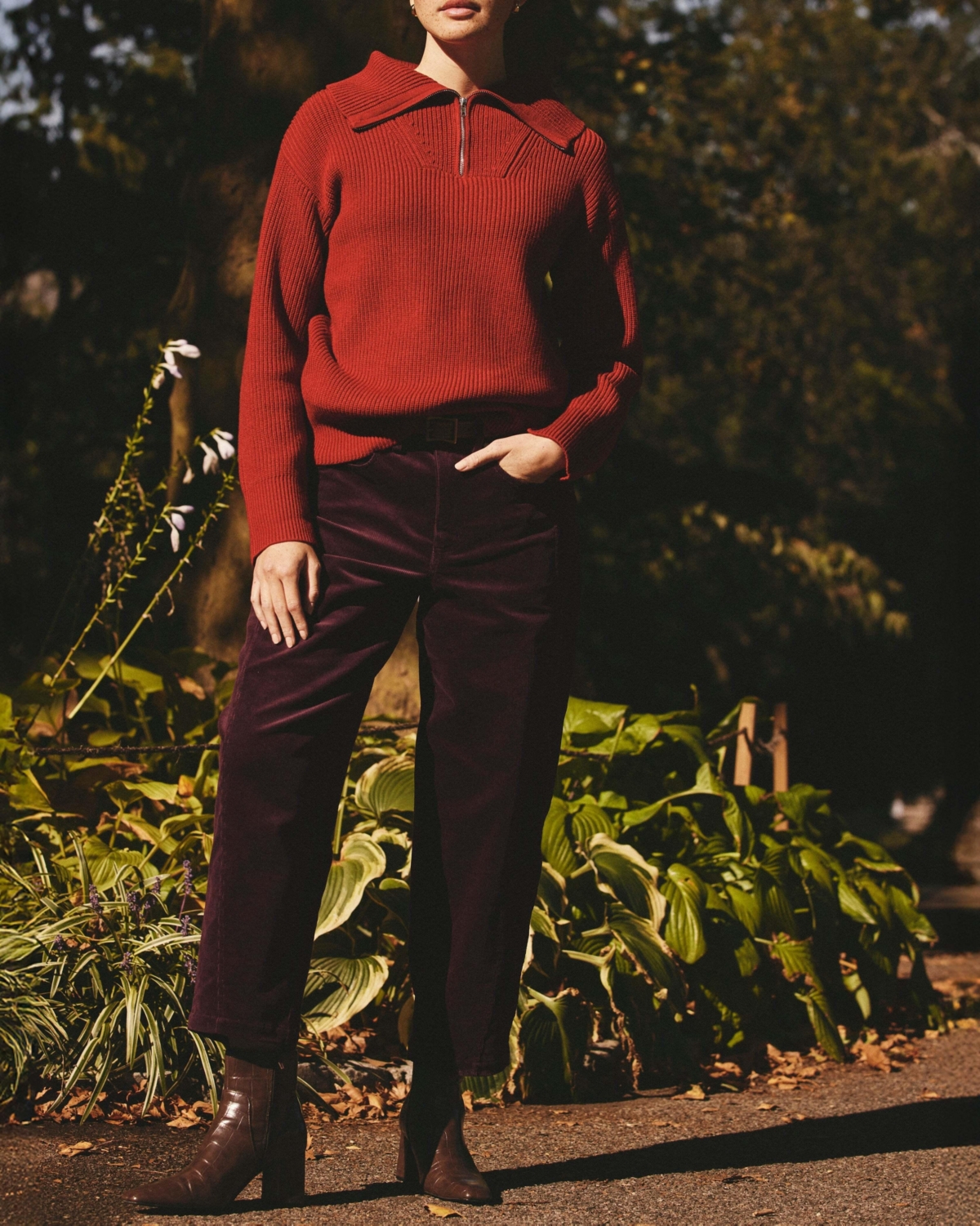 Universal Standard Women's Dakota Twisted Leg Corduroy Pants