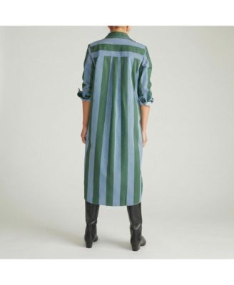 Plus Size Odeon Stretch Poplin Shirtdress