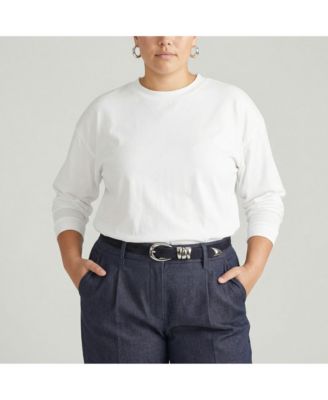 Plus Size Long Sleeve Relaxed Tee