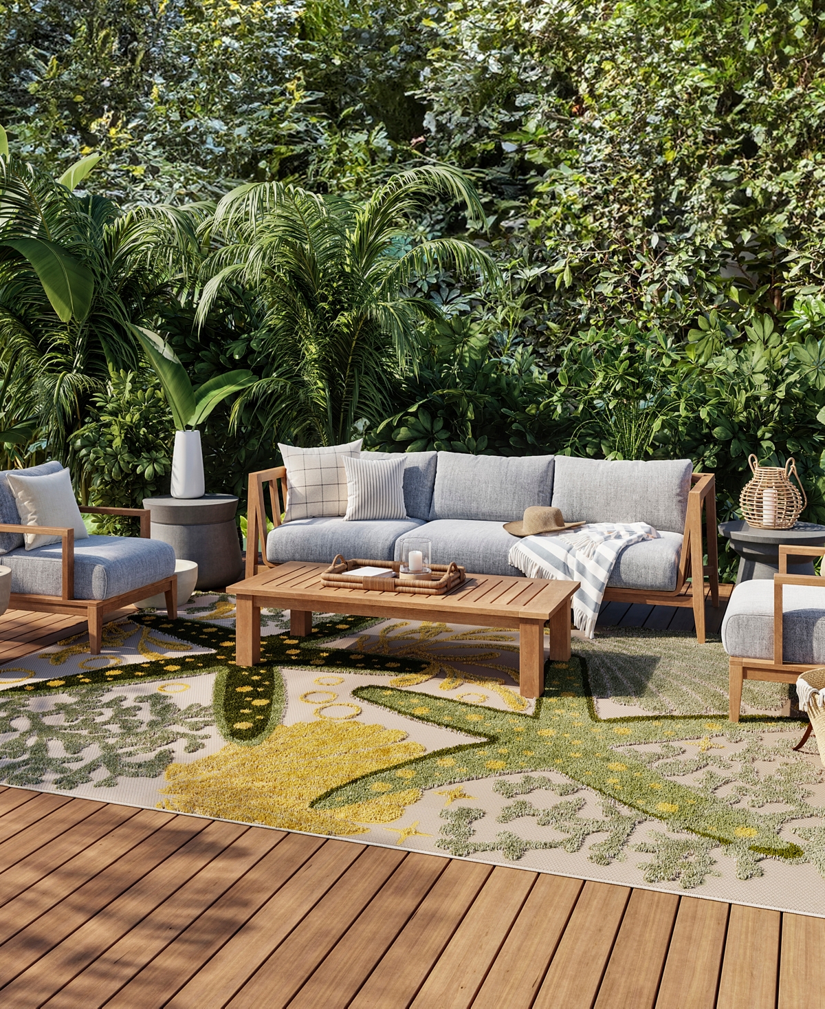 Nourison Home Aloha ALH24 7'10"x10'6" Area Rug