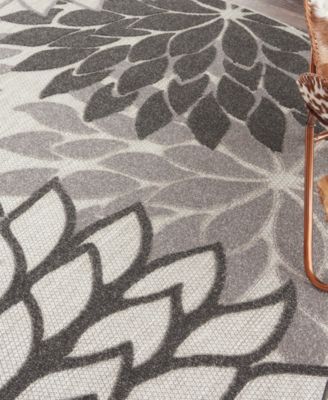 Aloha ALH05 Silver 7'10" Round Rug