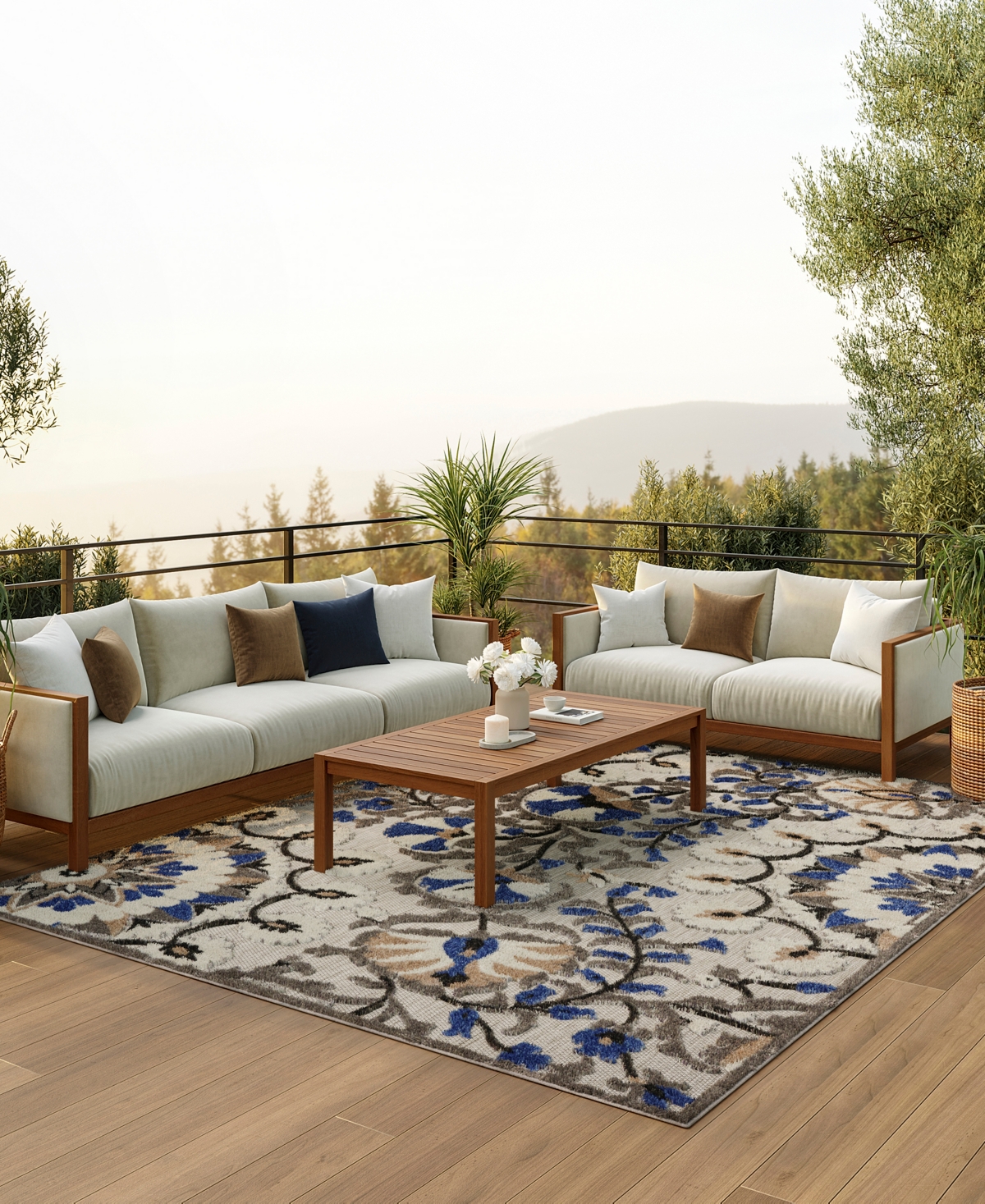 Nourison Home Aloha ALH20 7'10" x 10'6" Outdoor Area Rug