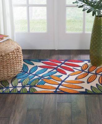 Aloha ALH18 2'8" x 4' Outdoor Area Rug
