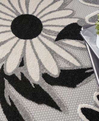 Aloha ALH33 7'10"x7'10" Round Area Rug