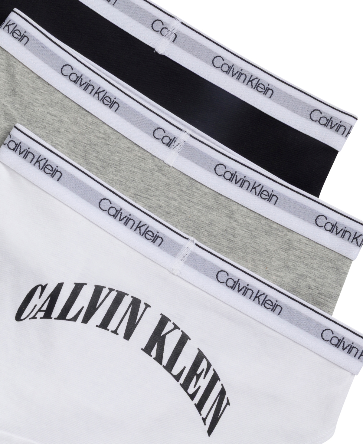 Calvin Klein Girls' 6-16 Logo At Back And Waistband Panty