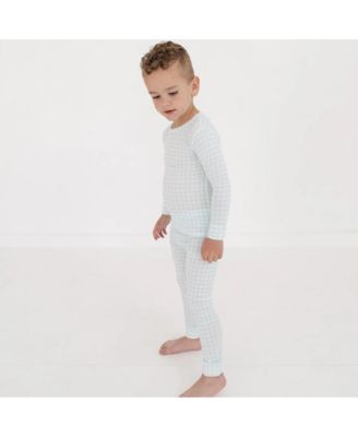 Baby Boys Coastal Check Pajama Set
