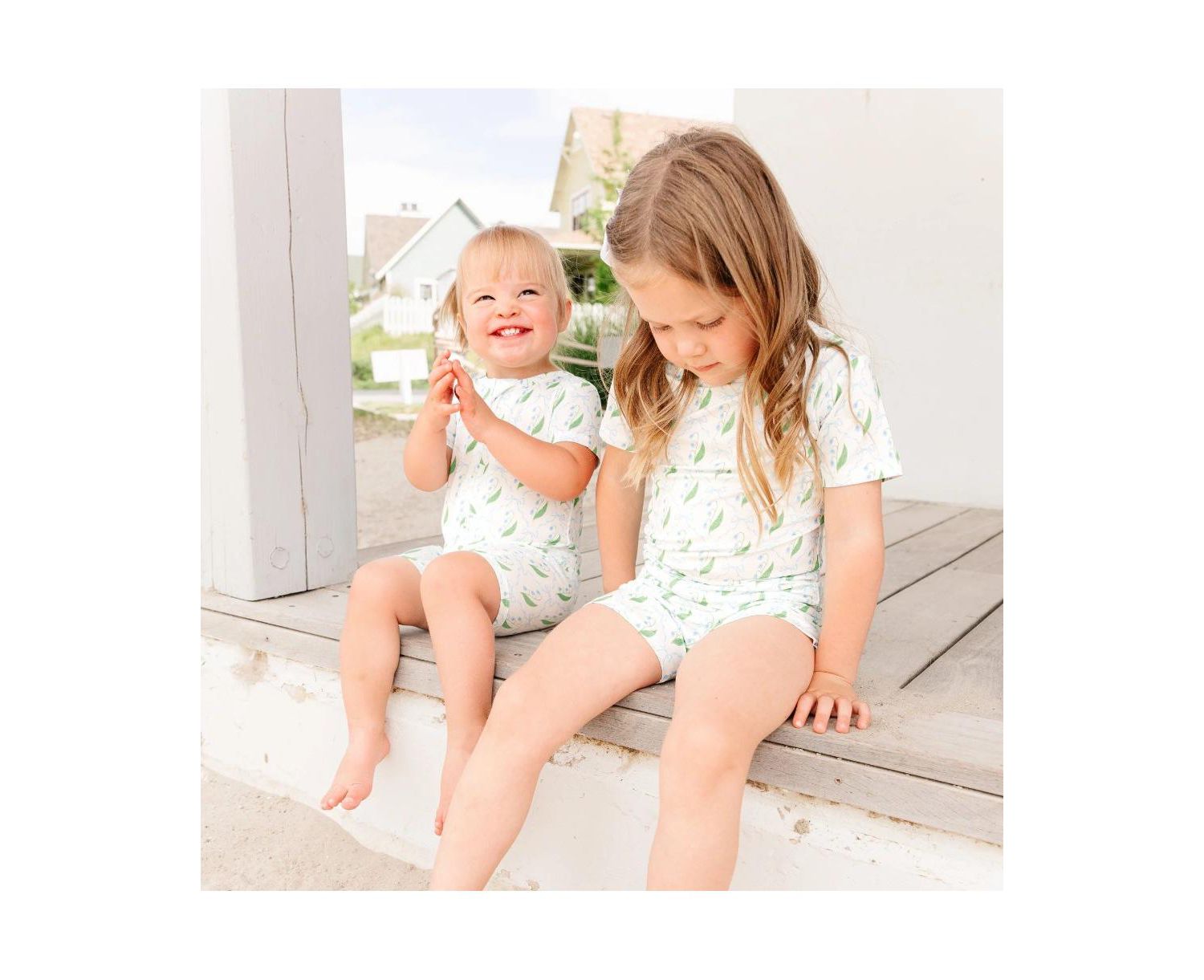 Baby Girls bell Bows Pajama Set