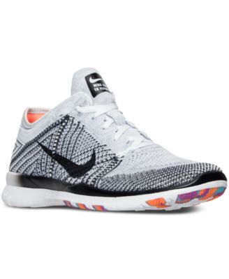 nike women's free tr flyknit training sneakers from finish line