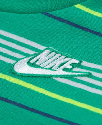 Toddler Boys' 2T-4T Striped Short-Sleeve T-Shirt and French Terry Shorts, 2-Piece Set