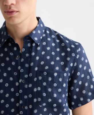 Men's Printed Short-Sleeve Shirt