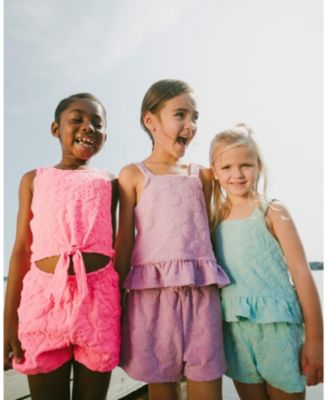 Toddler Girls Terry Tank Top with Shorts Set