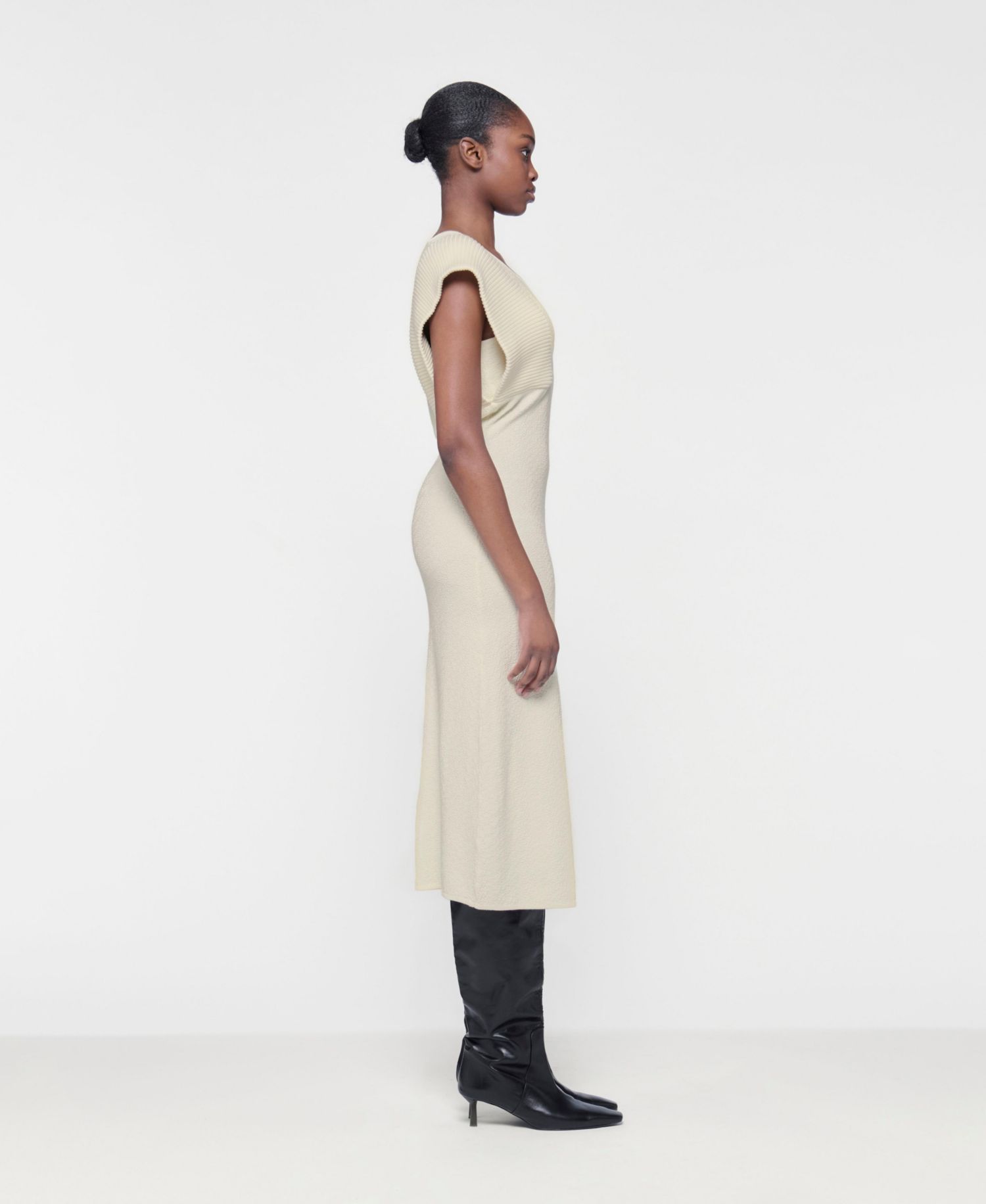 Women's Ribbed Maxi Knit Dress